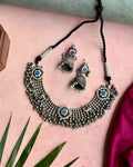 Noor fusion stone choker set
