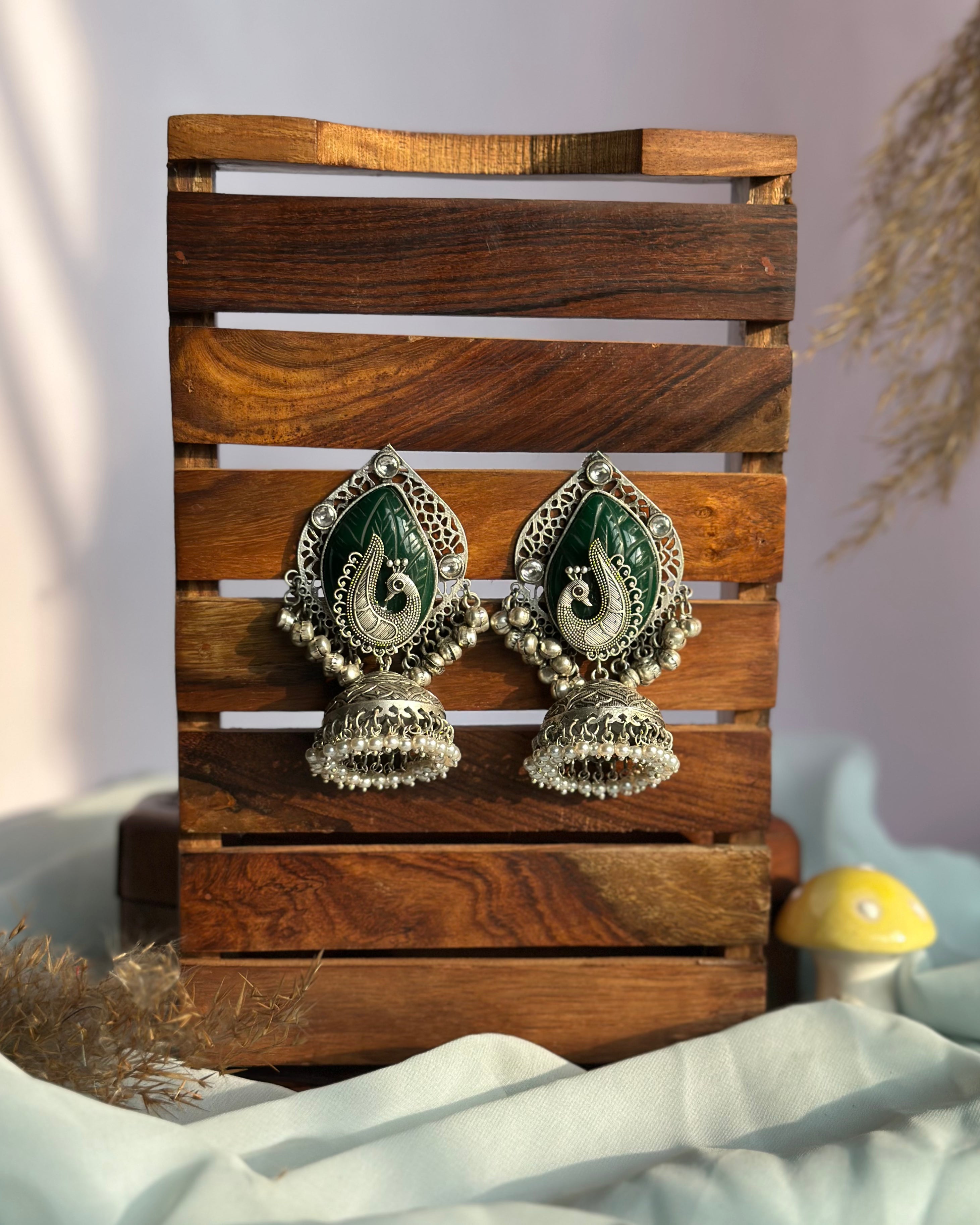 MAYURI jhumka earrings