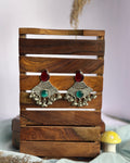 RANGTALI brass stone earrings