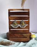 MAYURI two tone earrings